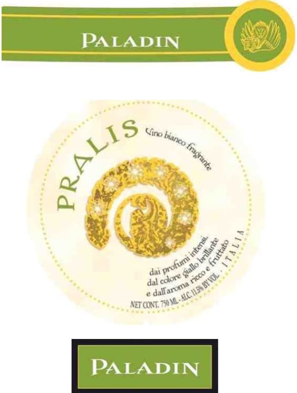Paladin Pralis 2011 Front Label