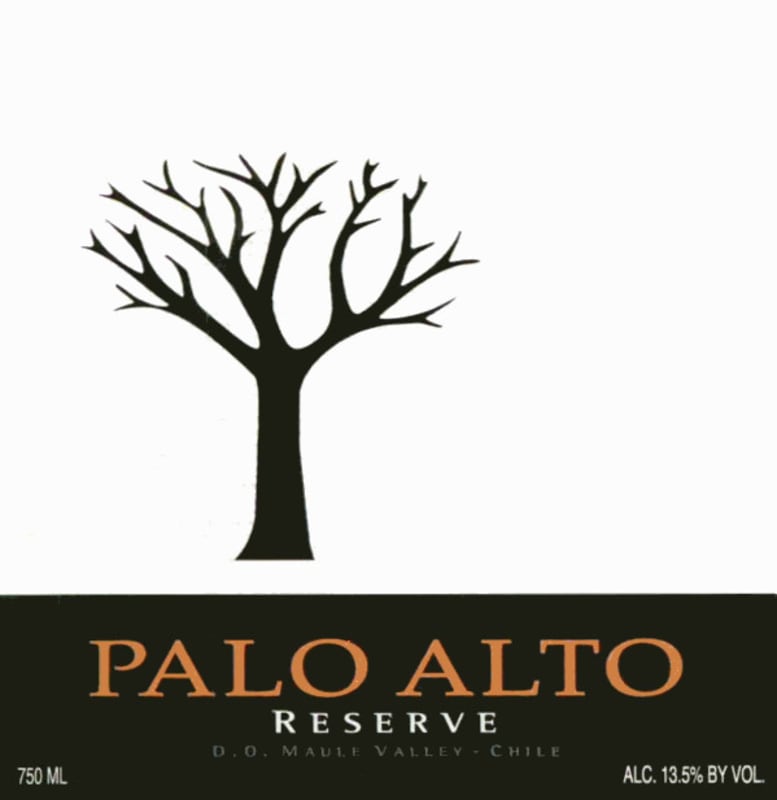 Bodega Palo Alto I Red Blend Reserva 2008 Front Label