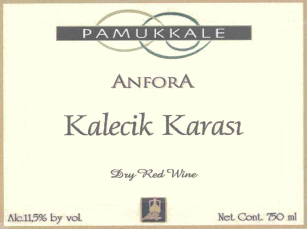 Pamukkale Winery Anfora Kalecik Karasi 2009 Front Label