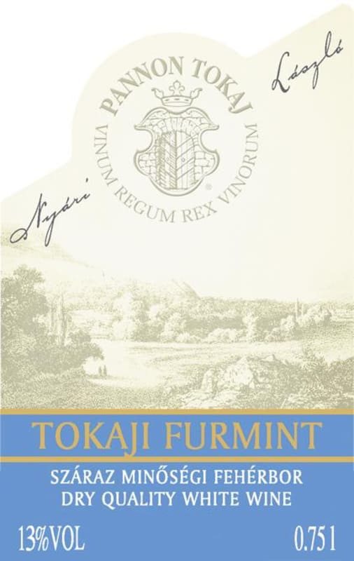 Pannon Tokaj Pinceszet Furmint Szaraz 2012 Front Label