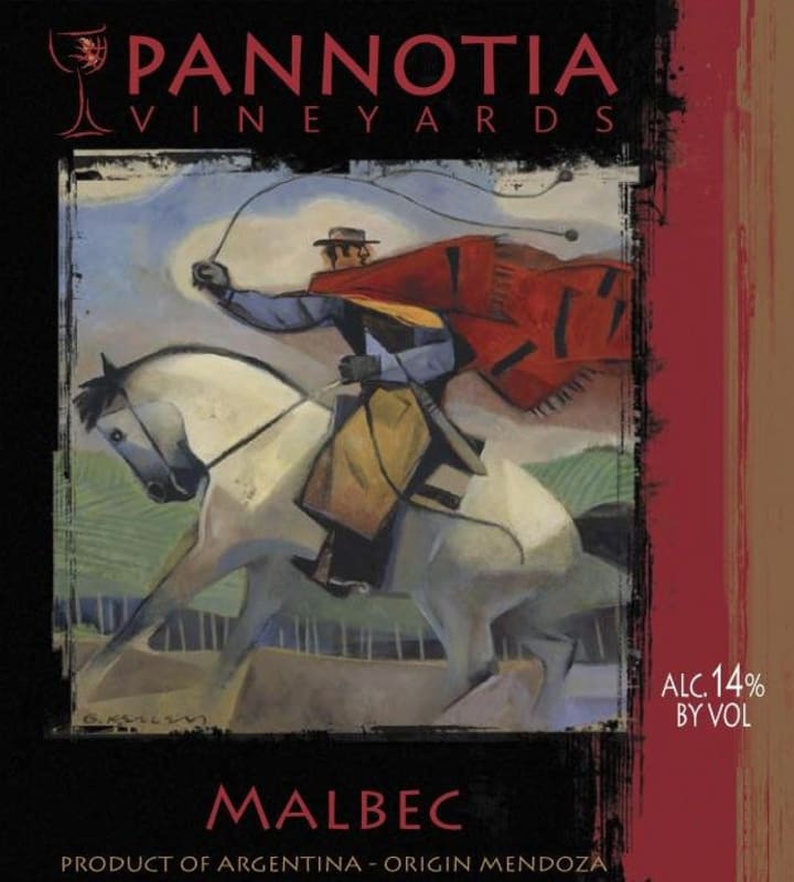 Pannotia Vineyards Malbec 2009 Front Label