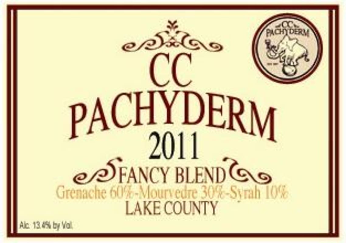 Claypool Cellars CC Pachyderm Fancy Blend 2011 Front Label