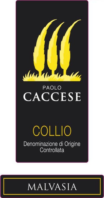 Paolo Caccese Collio Malvasia 2015 Front Label