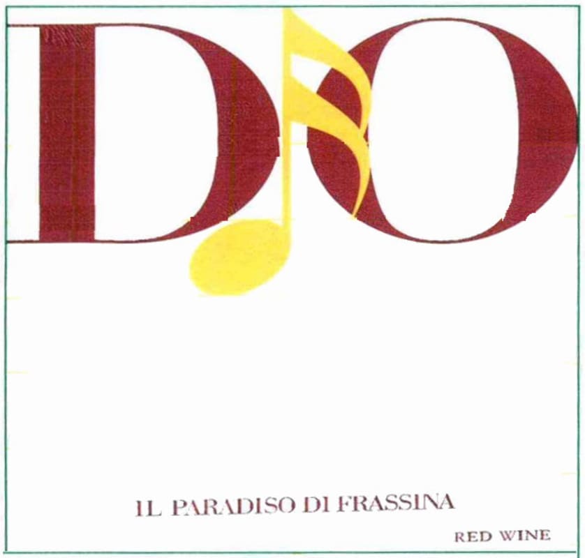 Paradiso di Frassina Do Rosso 2014 Front Label