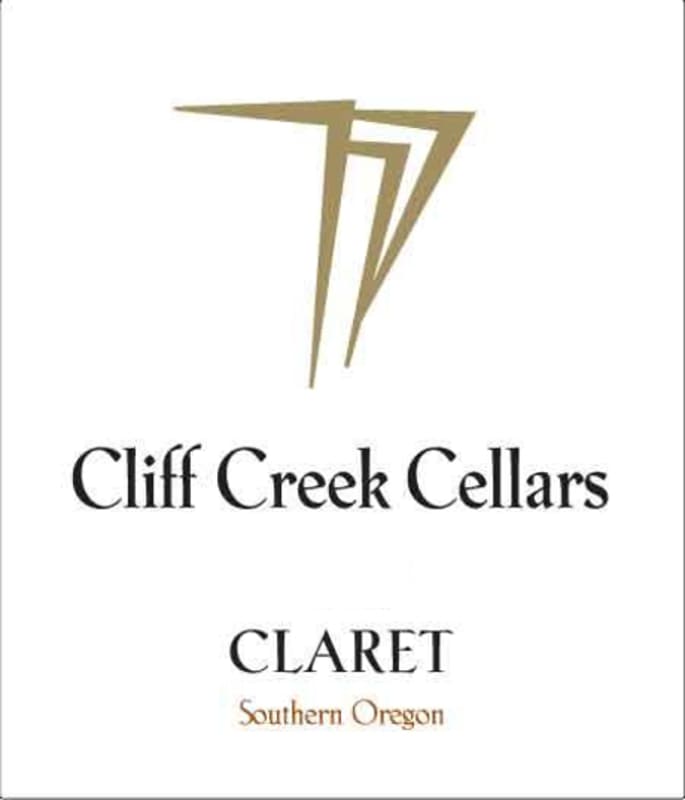 Cliff Creek winery Cellars Claret 2011 Front Label