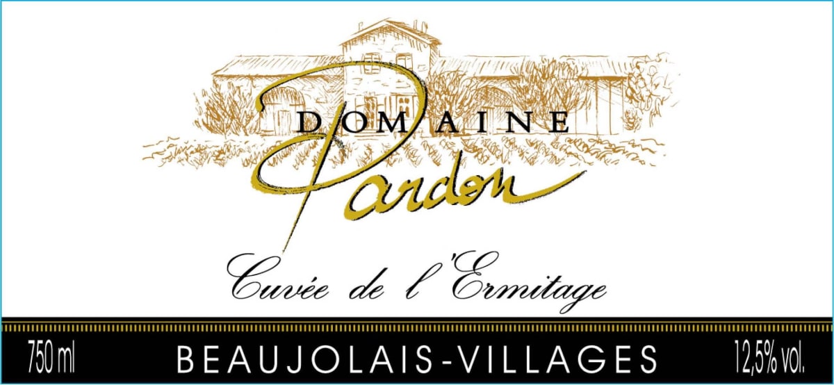 Pardon & Fils Beaujolais Villages 2013 Front Label