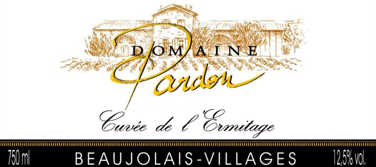 Pardon & Fils Beaujolais Villages Cuvee de l'Ermitage 2013 Front Label