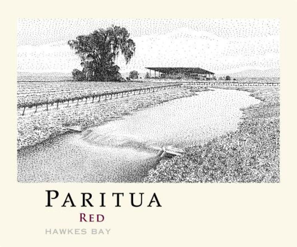 Paritua Vineyards Red 2013 Front Label
