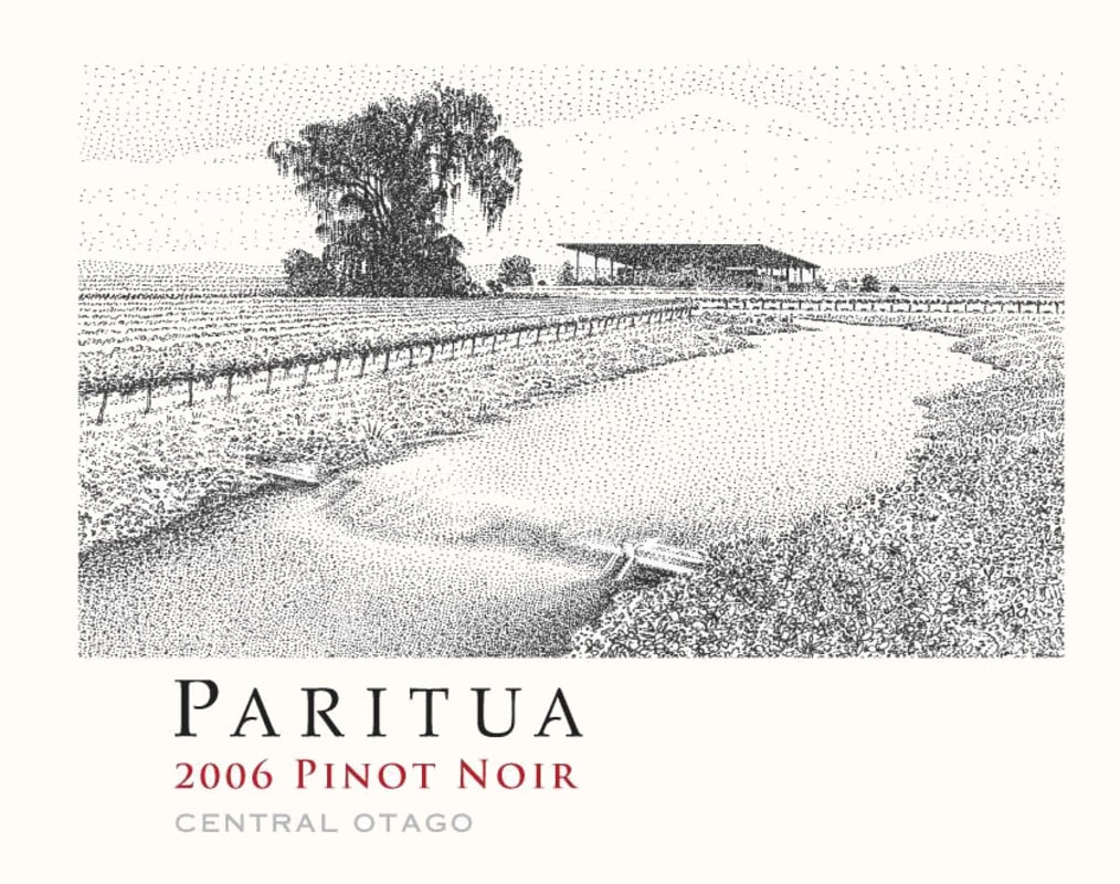 Paritua Vineyards Pinot Noir 2006 Front Label