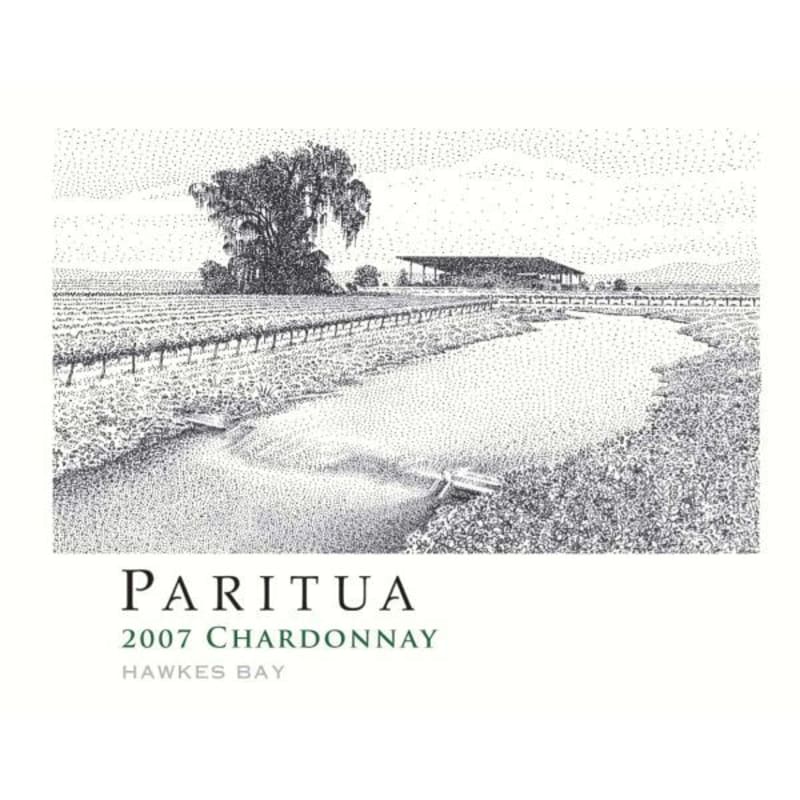 Paritua Vineyards Chardonnay Hawke's 2007 Front Label