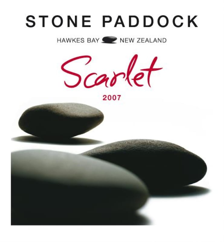 Paritua Vineyards Stone Paddock Scarlet 2007 Front Label