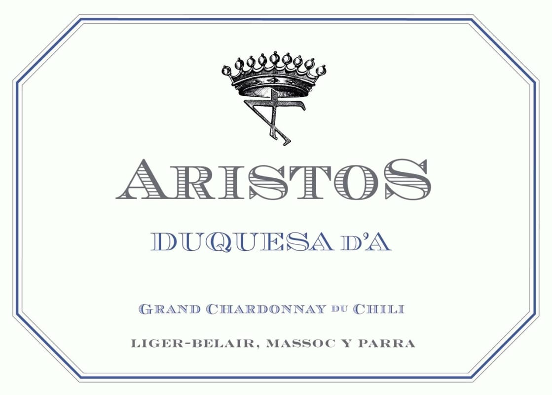 Parra Family Wines Aristos Duquesa d'A Grand Chardonnay 2010 Front Label