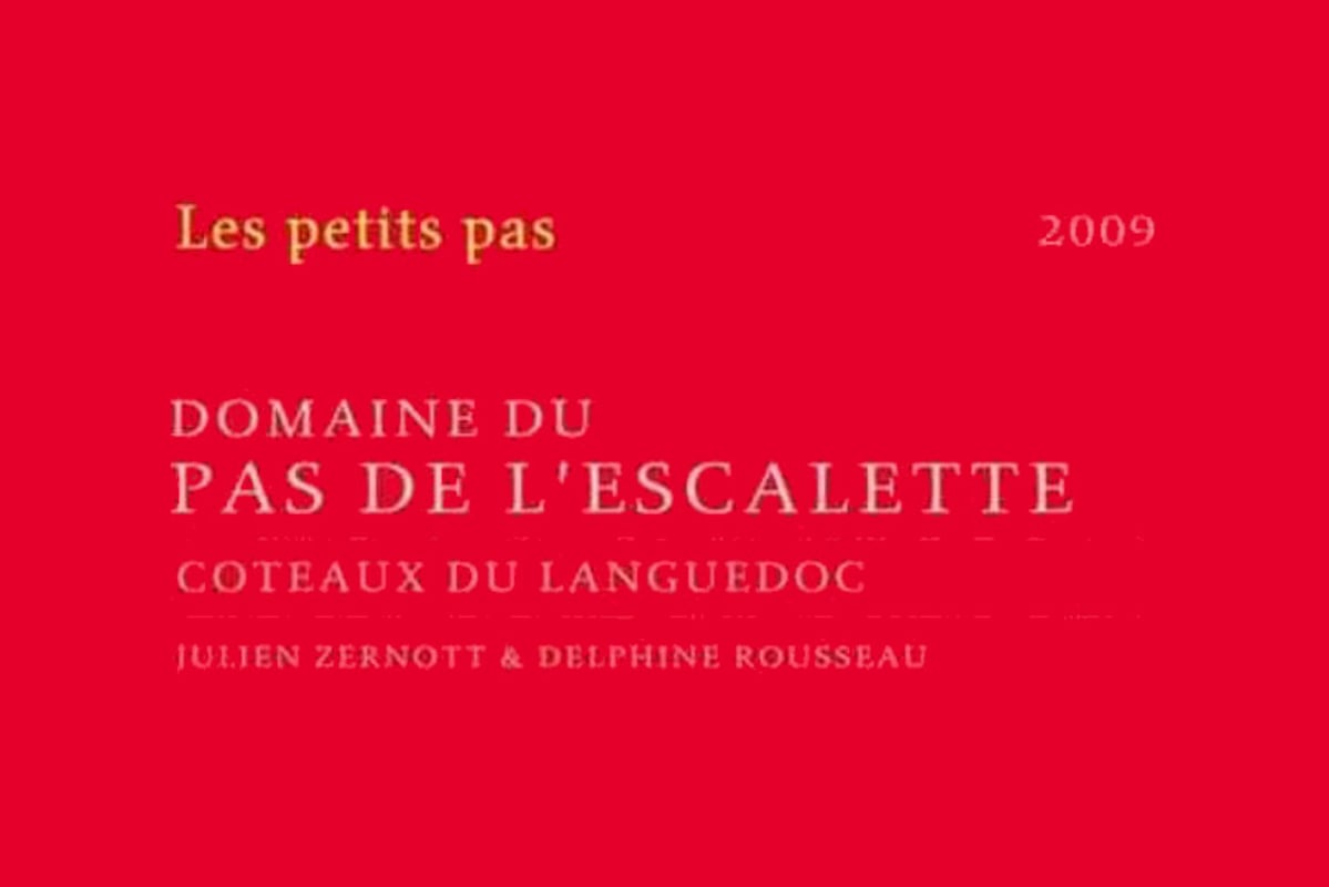 Pas De L'Escalette Coteaux du Languedoc Les Petits Pas 2009 Front Label