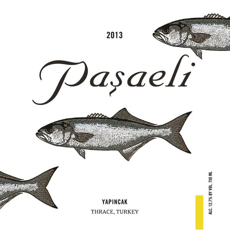Pasaeli Vineyards & Winery Yapincak 2013 Front Label