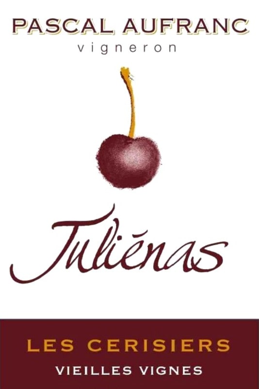 Pascal Aufranc Julienas Les Cerisiers Vieilles Vignes 2013 Front Label