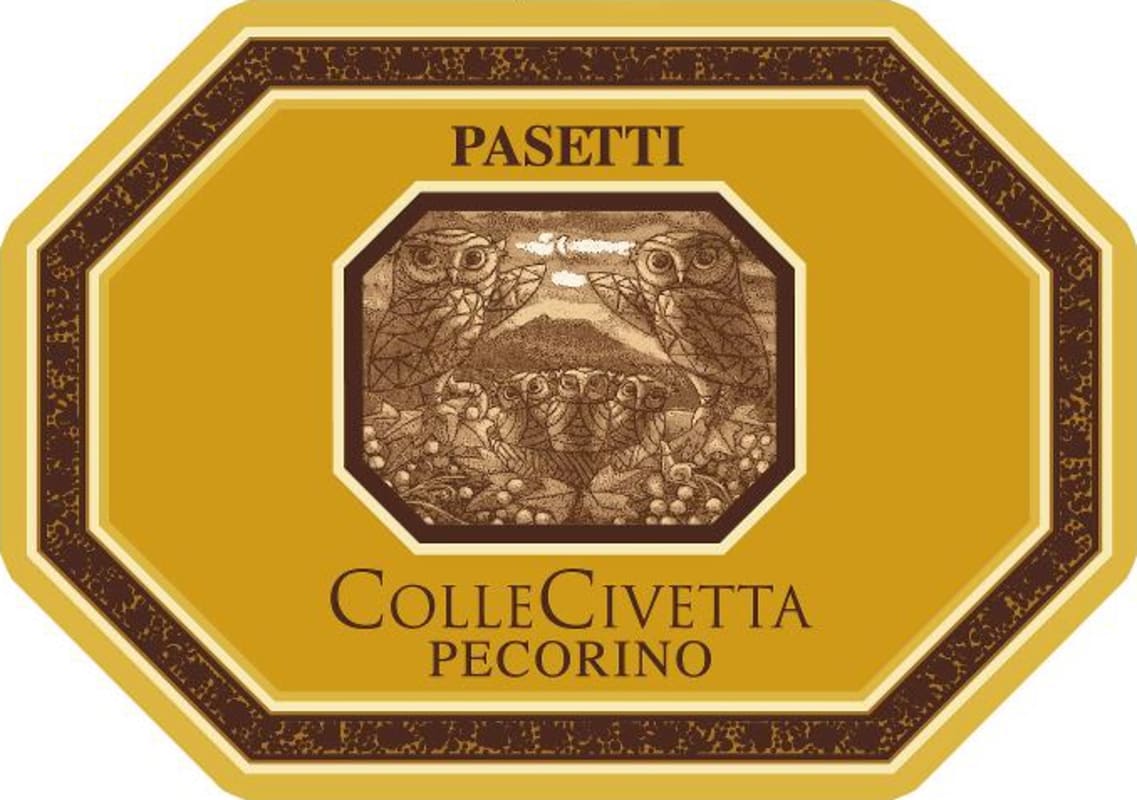 Pasetti Vini Colle Civetta Pecorino 2013 Front Label