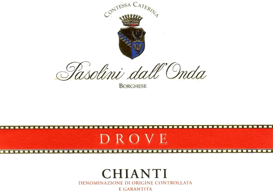 Pasolini dall'Onda Wines Chianti Drove 2013 Front Label