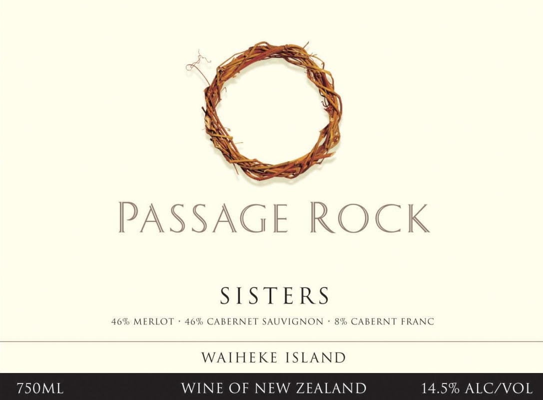 Passage Rock Wines Sisters 2008 Front Label