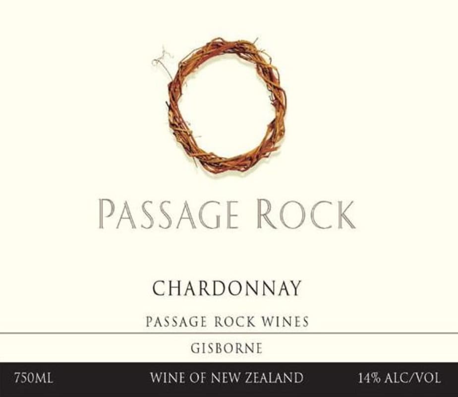 Passage Rock Wines Chardonnay 2016 Front Label