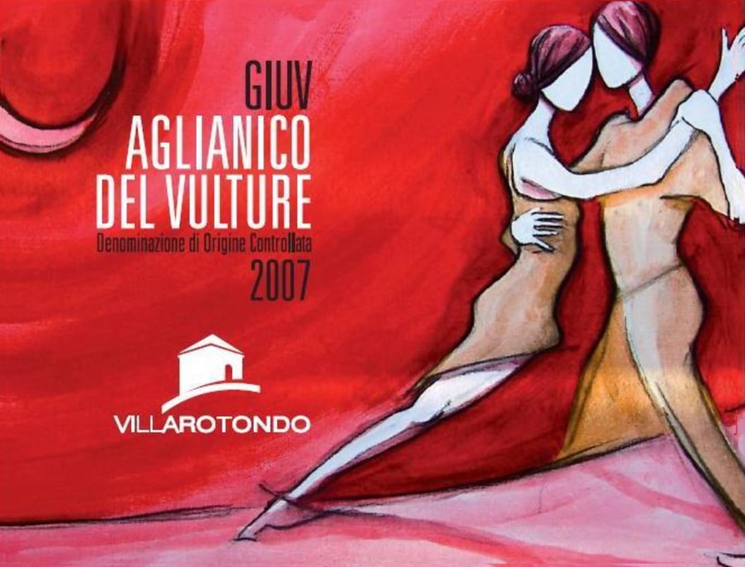Paternoster Aglianico del Vulture GIUV 2007 Front Label