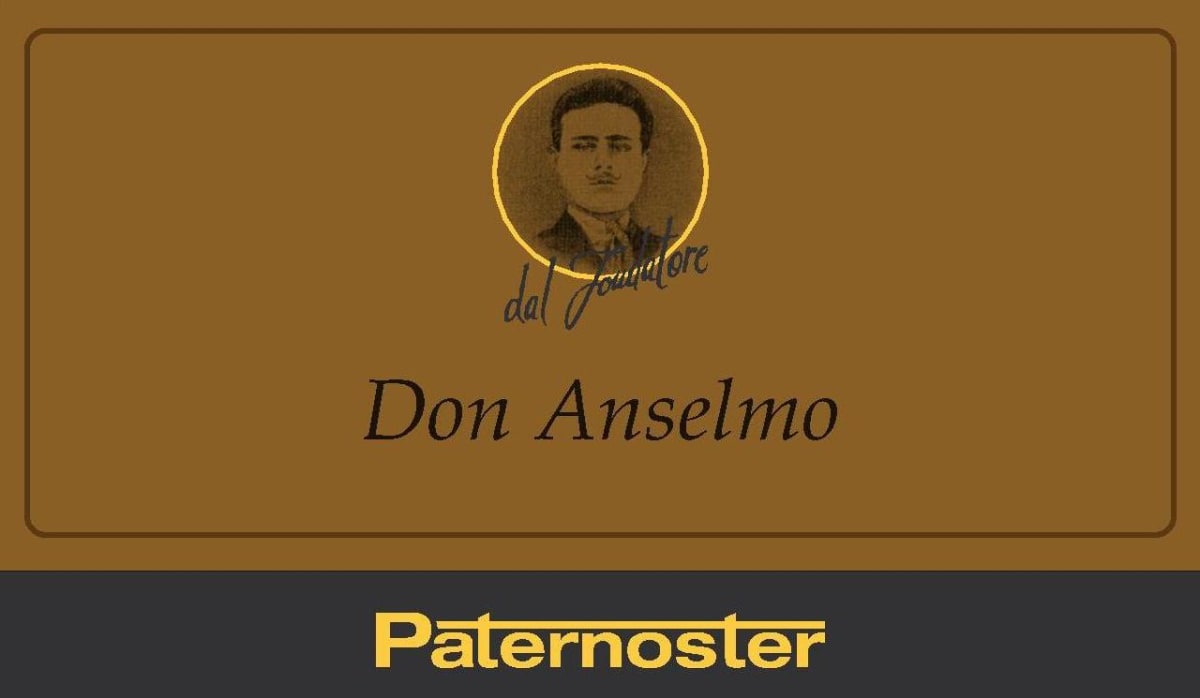 Paternoster Aglianico del Vulture Don Anselmo 2009 Front Label
