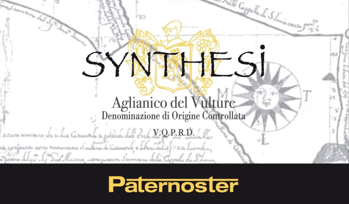 Paternoster Aglianico del Vulture Synthesi 2012 Front Label