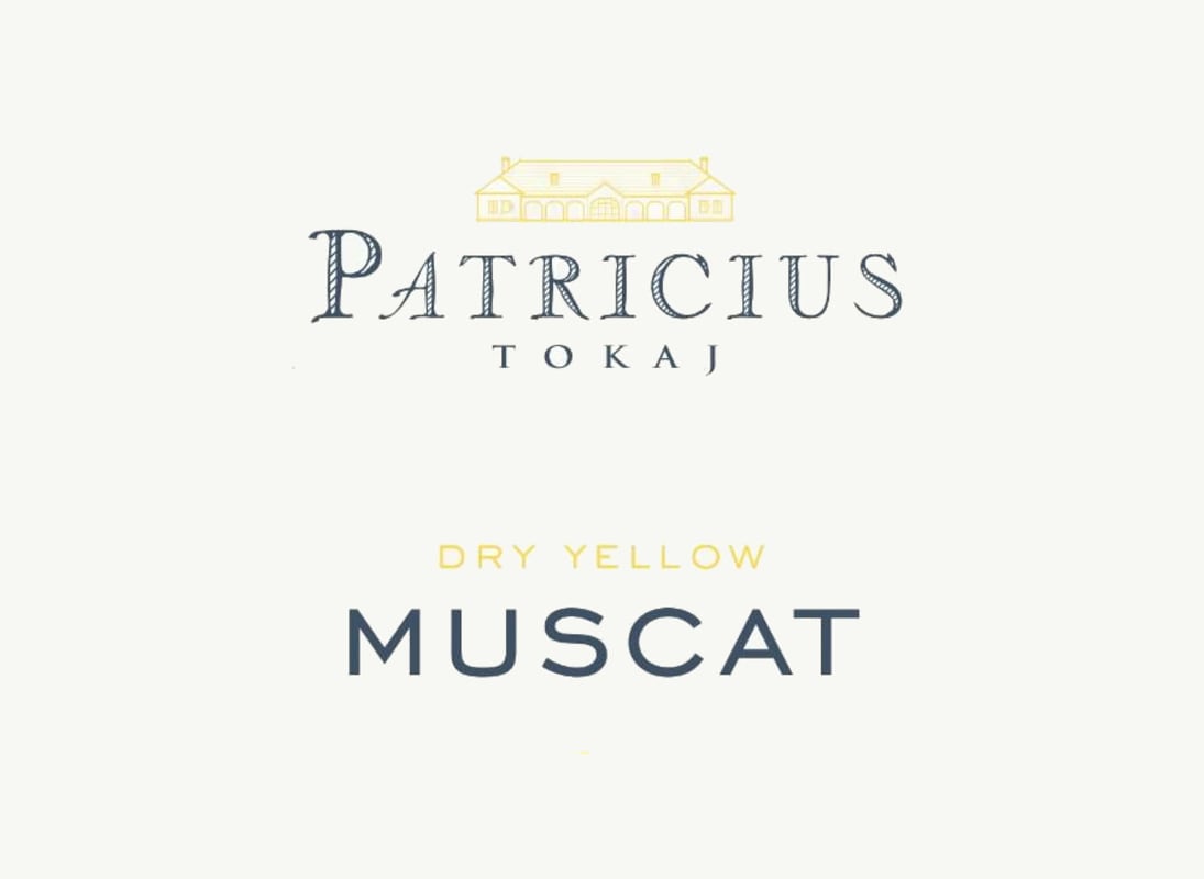 Patricius Winery Dry Yellow Muscat 2015 Front Label