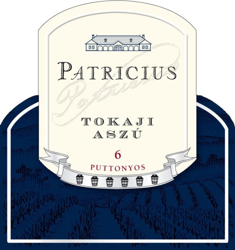 Patricius Winery Tokaji Aszu 6 Puttonyos 2003 Front Label