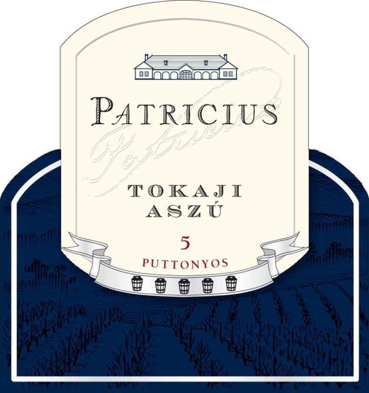 Patricius Winery Tokaji Aszu 5 Puttonyos 2003 Front Label