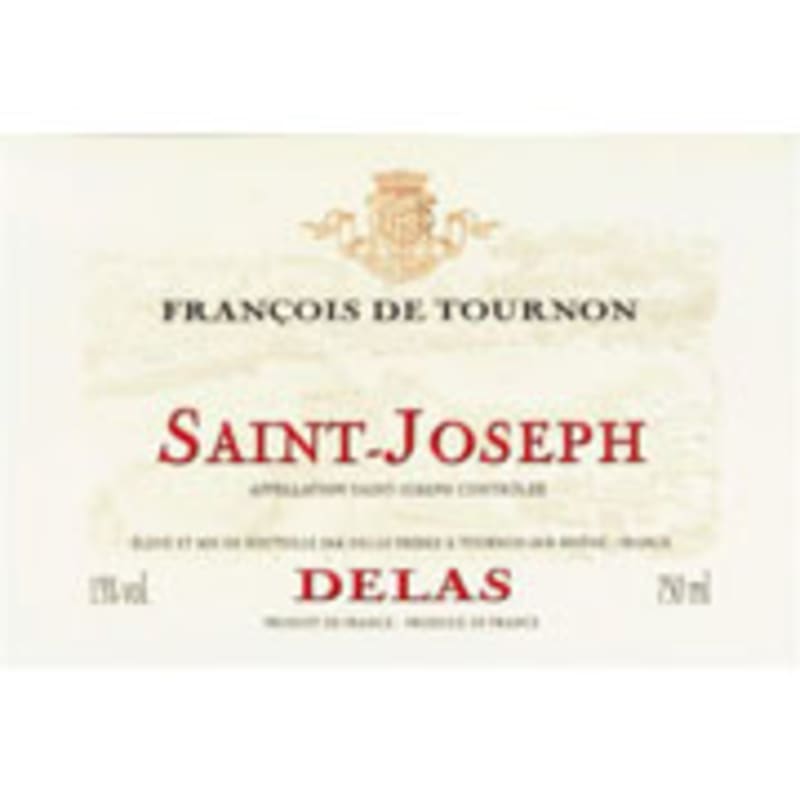 Delas Saint-Joseph Francois de Tournon 2015 Front Label