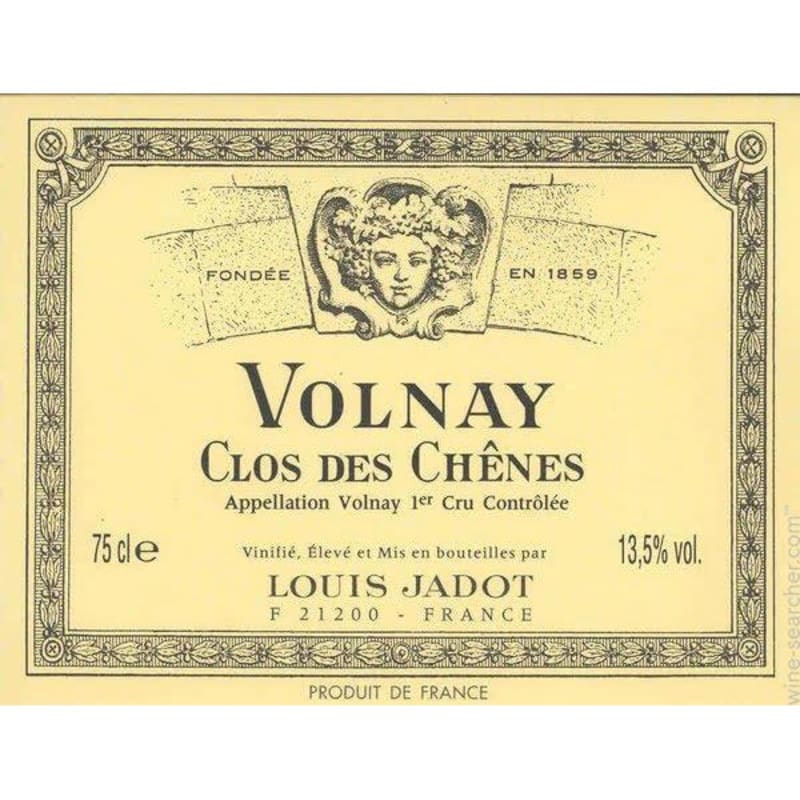 Louis Jadot Volnay Clos des Chenes Premier Cru 2015 Front Label