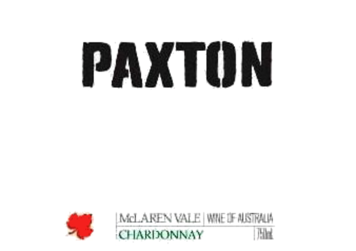 Paxton Vineyards Chardonnay 2010 Front Label