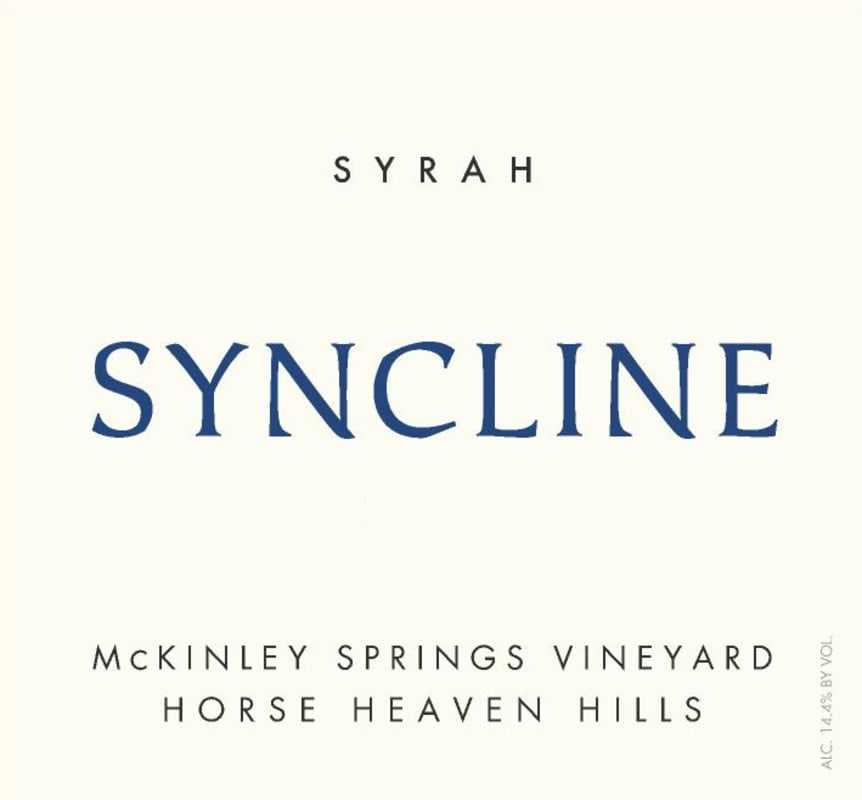 Syncline McKinley Springs Vineyard Syrah 2014 Front Label