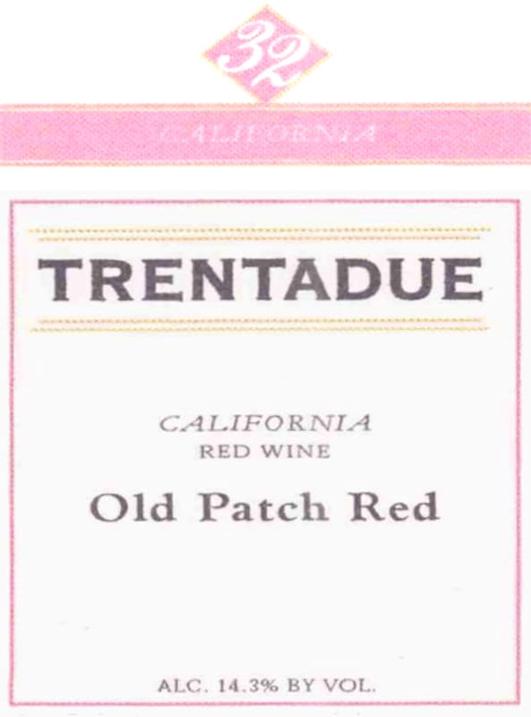 Trentadue Old Patch Red 2000 Front Label