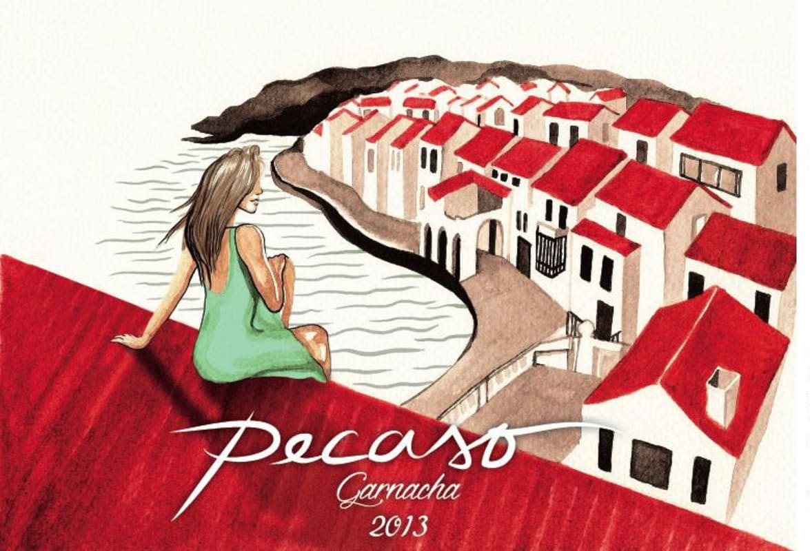 Pecaso Garnacha 2013 Front Label