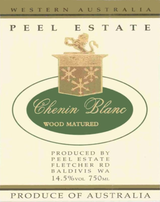 Peel Estate Wood Matured Chenin Blanc 2006 Front Label