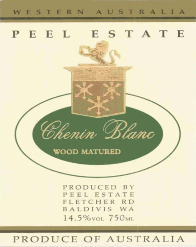 Peel Estate Wood Matured Chenin Blanc 2005 Front Label