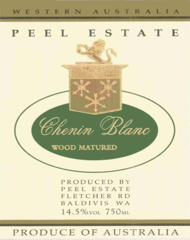 Peel Estate Wood Matured Chenin Blanc 2004 Front Label