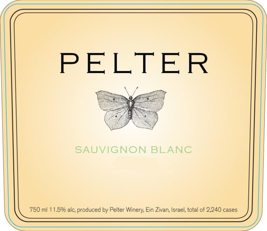 Pelter Winery Sauvignon Blanc 2014 Front Label