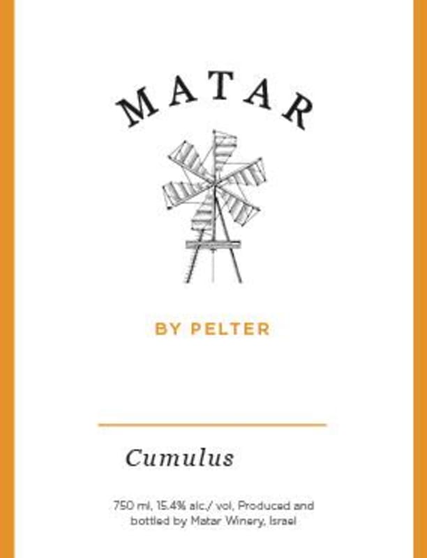 Matar by Pelter Cumulus 2014 Front Label