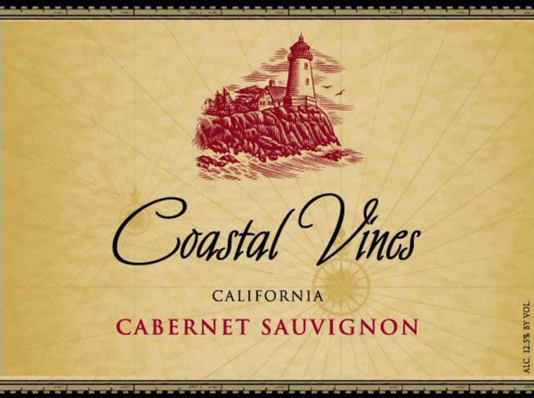 Coastal Vines Cellars Cabernet Sauvignon 2013 Front Label