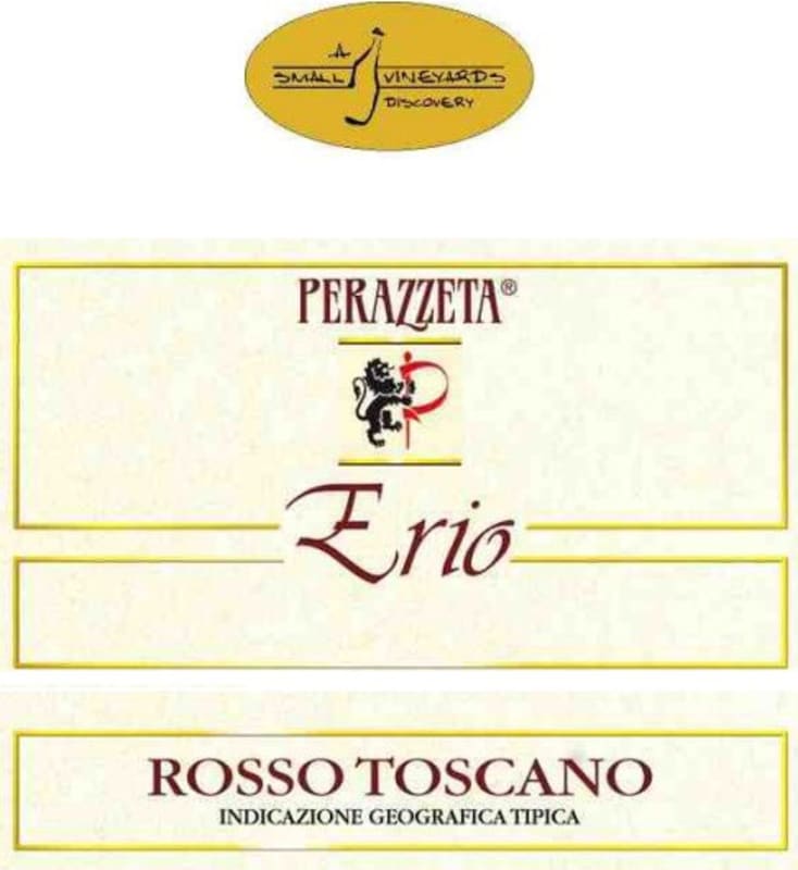 Perazzeta Toscana Erio Rosso 2013 Front Label