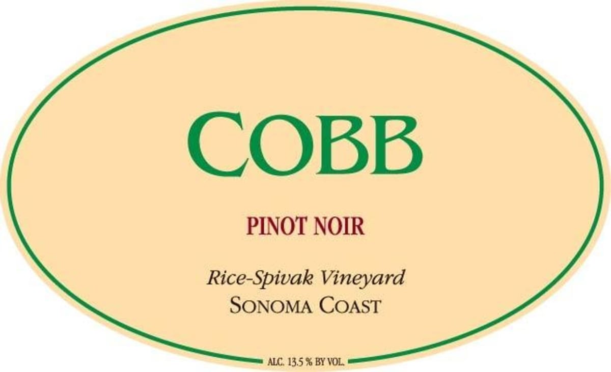 Cobb Wines Rice-Spivak Vineyard Pinot Noir 2011 Front Label