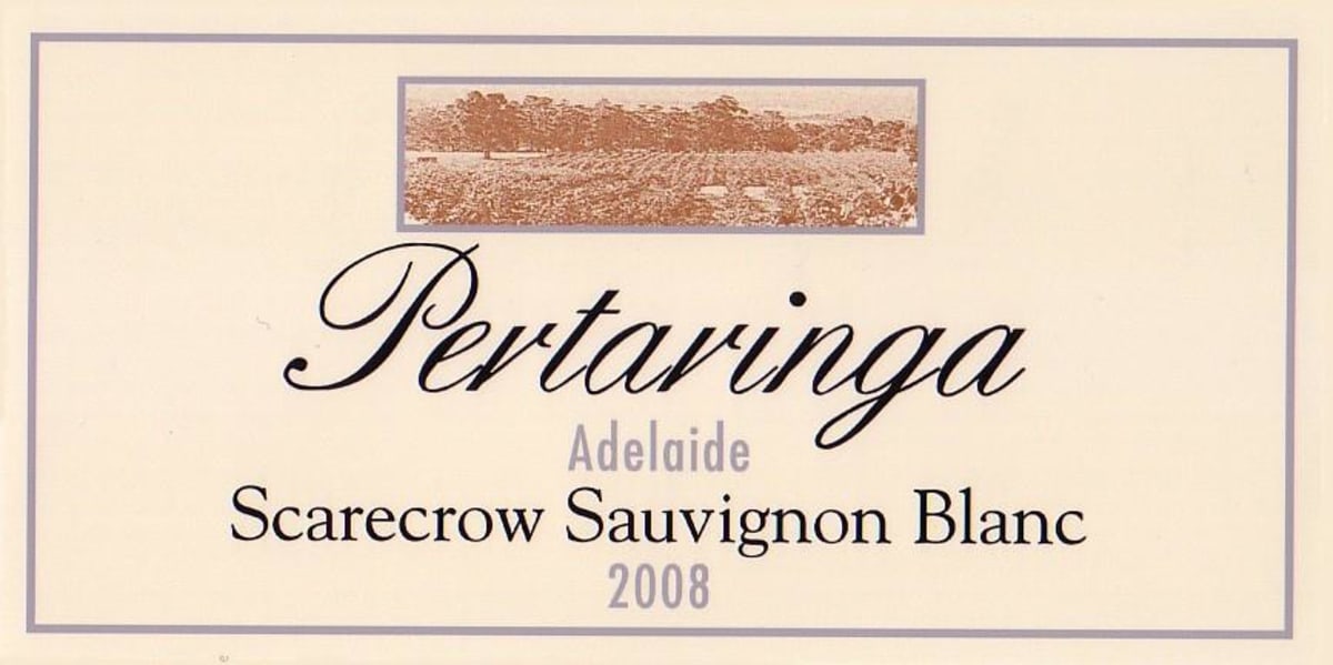 Pertaringa Wines Scarecrow Sauvignon Blanc 2008 Front Label