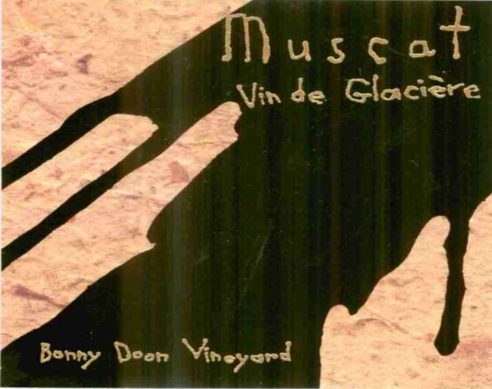 Bonny Doon Vin de Glaciere Muscat 2007 Front Label