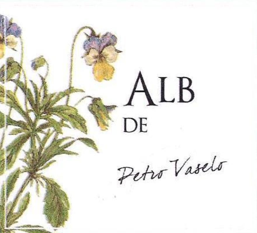 Petro Vaselo Alb de Petro Vaselo Chardonnay 2011 Front Label