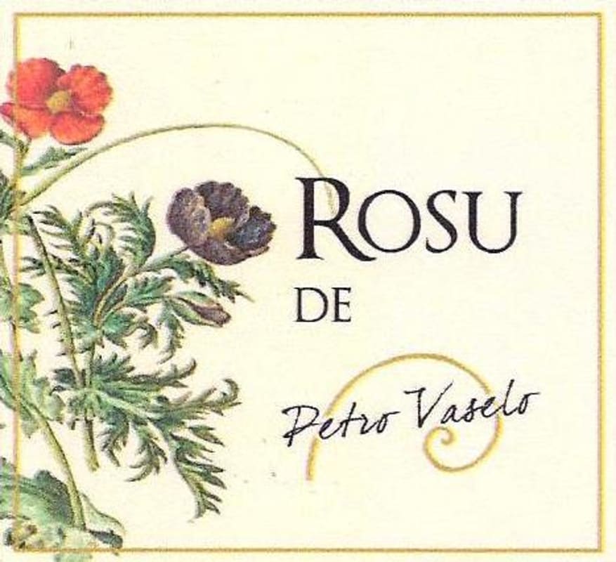 Petro Vaselo Rosu de Petro Vaselo 2012 Front Label