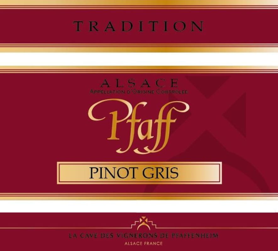 Pfaffenheim Pfaff Tradition Pinot Gris 2015 Front Label