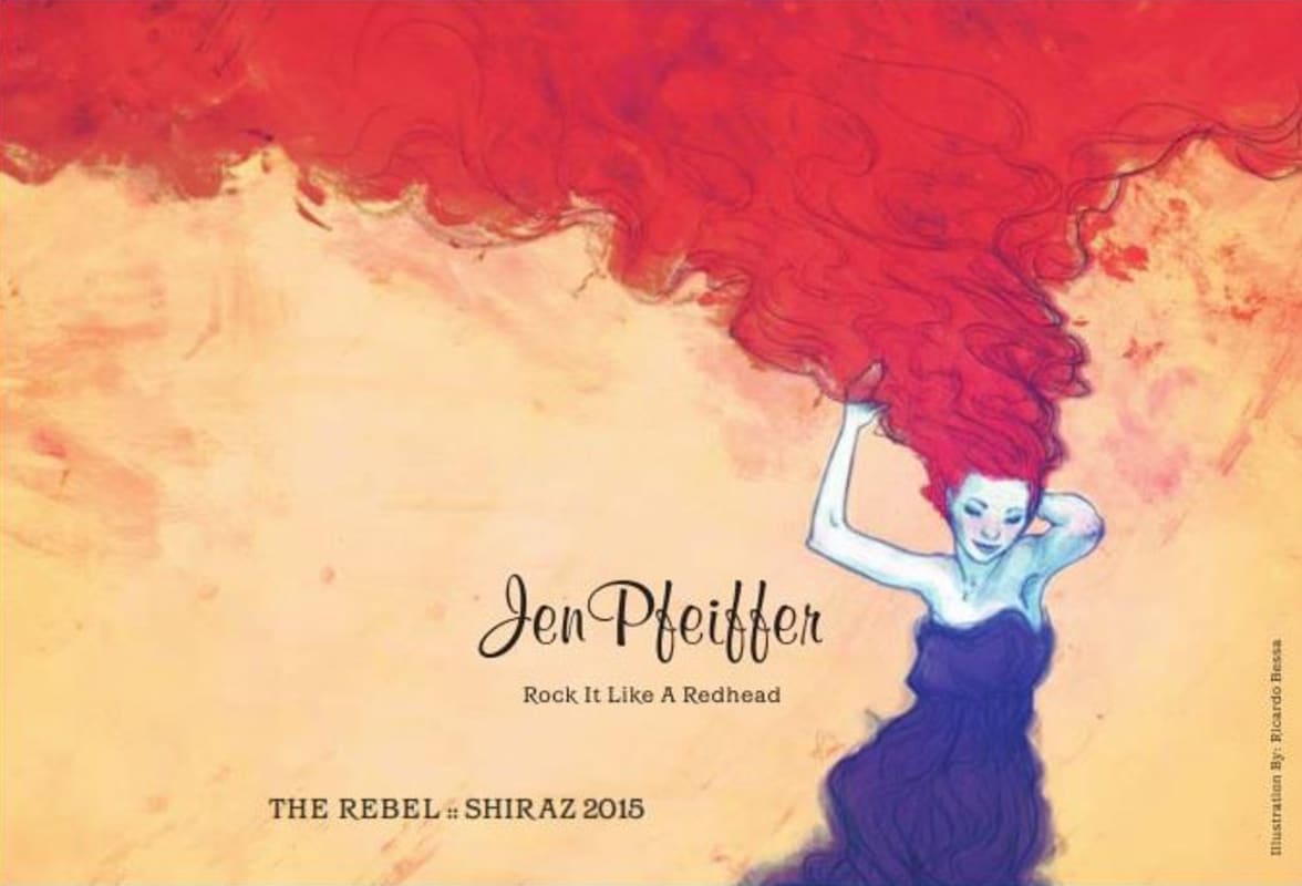 Pfeiffer Wines The Rebel Shiraz 2015 Front Label