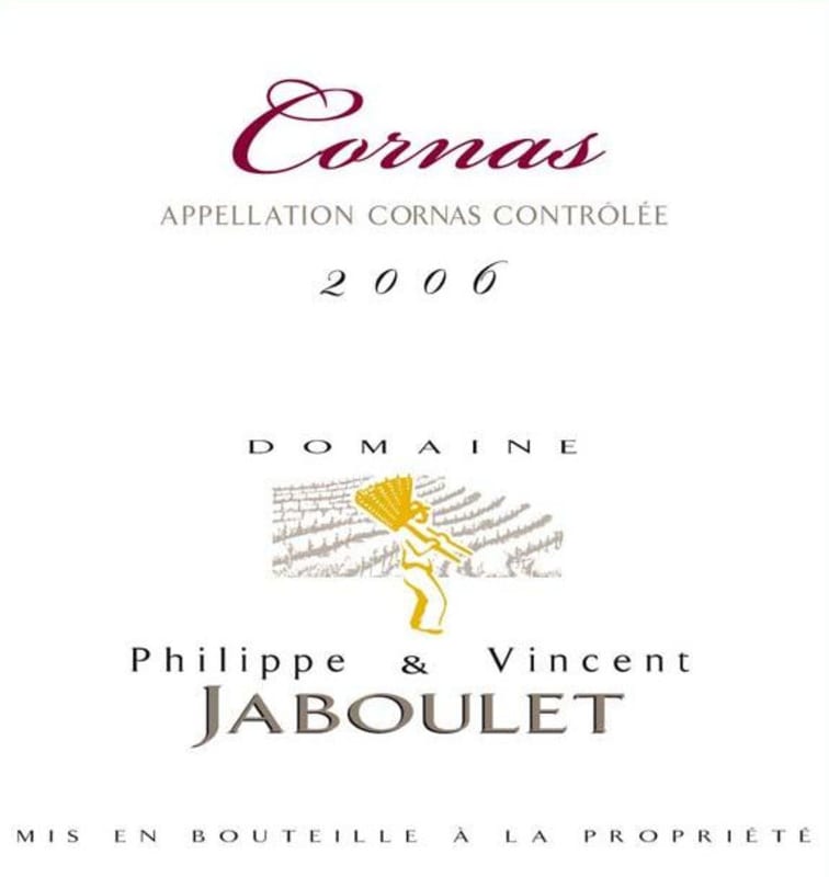 Philippe & Vincent Jaboulet Cornas 2006 Front Label